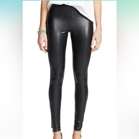 commando Women's Perfect Control Faux Leather Leggings NEVER WORN - Picture 1 of 5